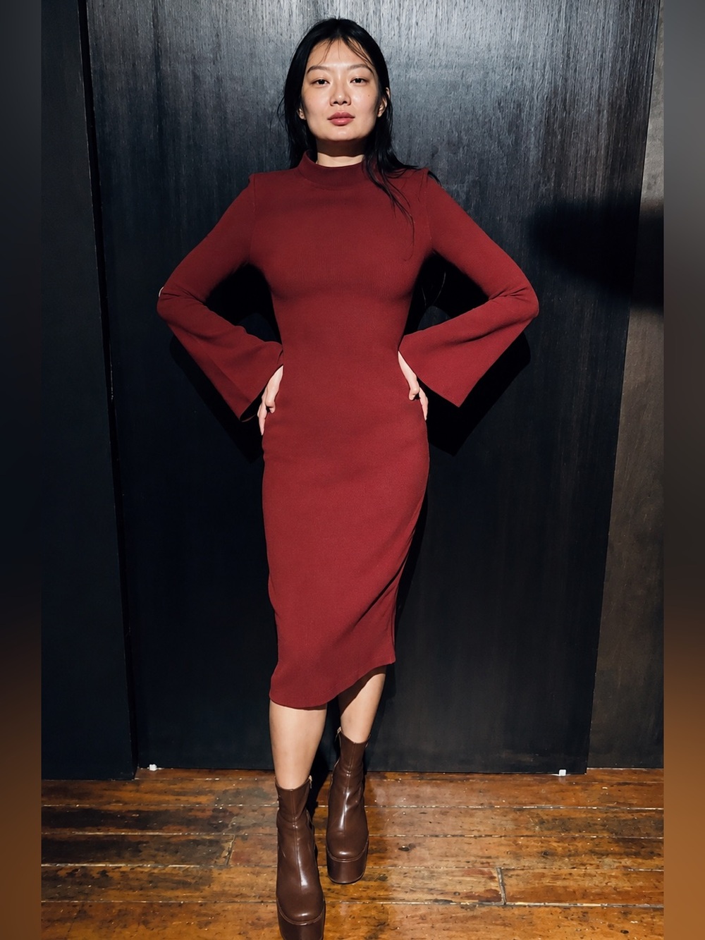 Rachel Zoe Bell Sleeve Dress
